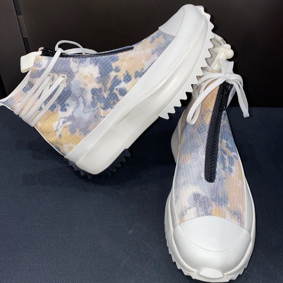 New Converse Washed Florals Run Star Hike Sneakers - Picture 6 of 8